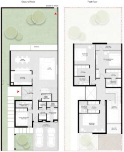 Arada Jouri Hills Jumeirah Golf Estates Floor Plan 4BR Townhouse 3997