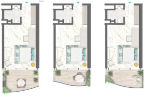 DAMAC Chic Tower Floor Plans Studio