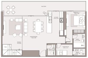 Deyaar Mar Casa Dubai Maritime City Floor Plans 4BR