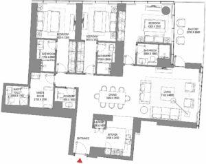 sobha seahaven dubai marina apartments floor plans 3BR